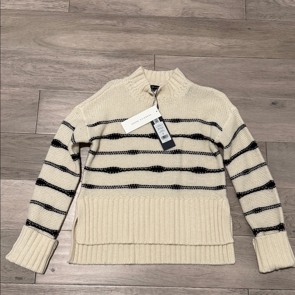 Veronica Beard Sweaters - Veronica Beard Viori Wool-Blend Striped Sweater
